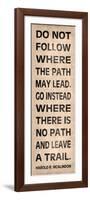 Leave a Trail-N. Harbick-Framed Art Print