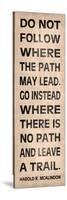 Leave a Trail-N. Harbick-Stretched Canvas