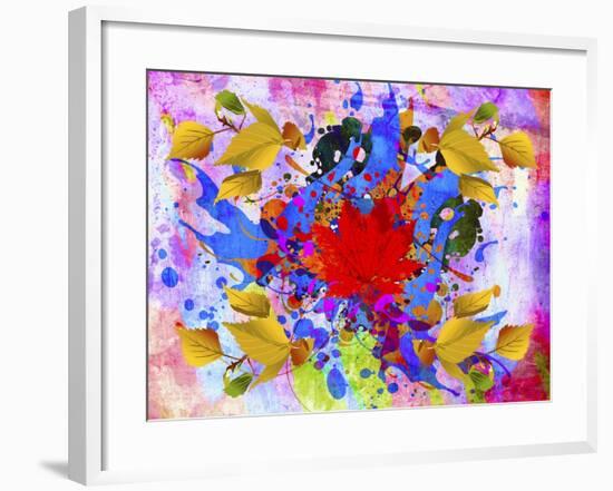 Leave Design-Ata Alishahi-Framed Giclee Print