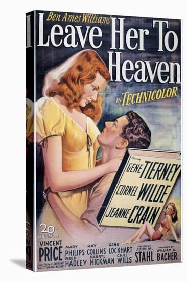 Leave Her To Heaven, 1945, Directed by John M. Stahl-null-Stretched Canvas