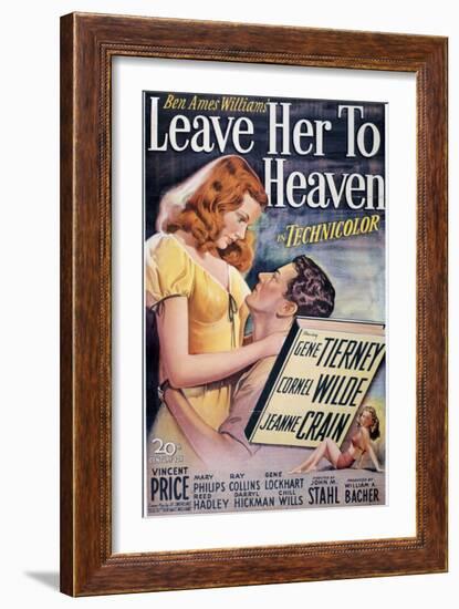 Leave Her To Heaven, 1945, Directed by John M. Stahl-null-Framed Giclee Print