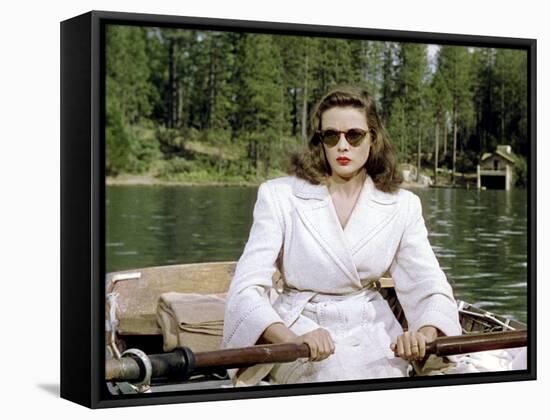 Leave Her To Heaven, Gene Tierney, 1945-null-Framed Stretched Canvas