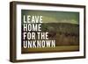 Leave Home-Vintage Skies-Framed Giclee Print