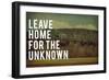 Leave Home-Vintage Skies-Framed Giclee Print