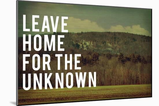 Leave Home-Vintage Skies-Mounted Giclee Print