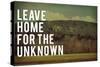 Leave Home-Vintage Skies-Stretched Canvas