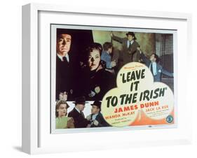 Leave It to the Irish, 1944-null-Framed Art Print