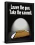 Leave the Gun Take the Cannoli Quote Poster Print-null-Framed Poster