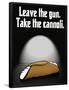 Leave the Gun Take the Cannoli Quote Poster Print-null-Framed Poster