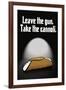 Leave the Gun Take the Cannoli Quote-null-Framed Art Print