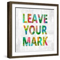 Leave Your Mark Color-Jamie MacDowell-Framed Art Print