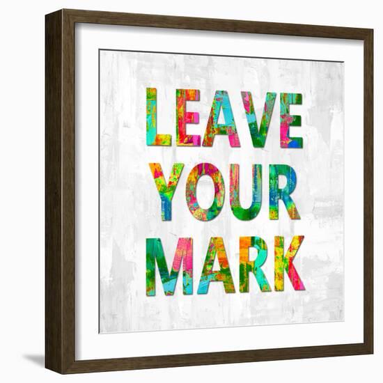 Leave Your Mark Color-Jamie MacDowell-Framed Art Print