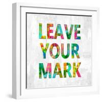 Leave Your Mark Color-Jamie MacDowell-Framed Art Print