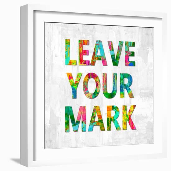 Leave Your Mark Color-Jamie MacDowell-Framed Art Print