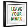 Leave Your Mark Color-Jamie MacDowell-Framed Art Print