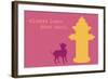 Leave Your Mark - Pink Version-Dog is Good-Framed Art Print