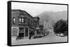 Leavenworth, WA Main Street View Photograph - Leavenworth, WA-Lantern Press-Framed Stretched Canvas