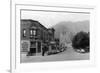 Leavenworth, WA Main Street View Photograph - Leavenworth, WA-Lantern Press-Framed Premium Giclee Print