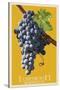 Leavenworth, Washington - Wine Grapes-Lantern Press-Stretched Canvas