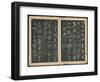 Leaves 7 and 8, from Wang Xizhi Book One, 'Calligraphy of Ancient Masters of Various Periods',…-Ming Dynasty Chinese School-Framed Giclee Print