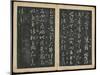 Leaves 9 and 10, from Wang Xizhi Book One, 'Calligraphy of Ancient Masters of Various Periods',…-Ming Dynasty Chinese School-Mounted Giclee Print