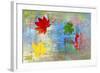 Leaves and colors-Ata Alishahi-Framed Giclee Print