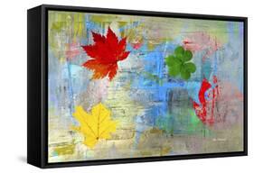 Leaves and colors-Ata Alishahi-Framed Stretched Canvas