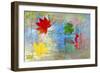 Leaves and colors-Ata Alishahi-Framed Giclee Print