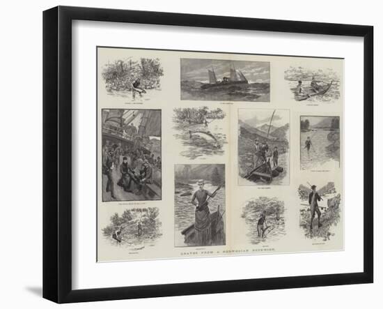 Leaves from a Norwegian Note-Book-null-Framed Giclee Print