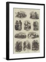 Leaves from a Sketch-Book, Brighton and Sussex-Samuel Read-Framed Giclee Print