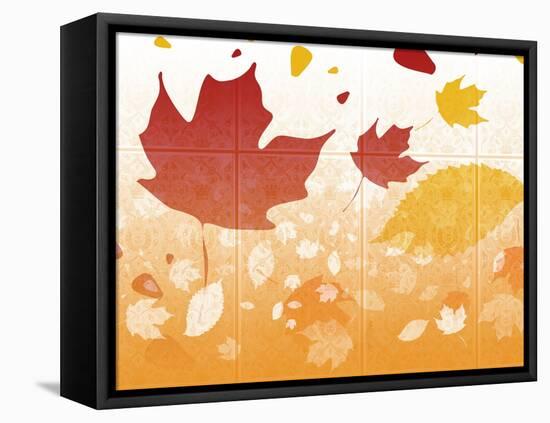 Leaves In Flight-Ruth Palmer-Framed Stretched Canvas