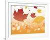 Leaves In Flight-Ruth Palmer-Framed Art Print