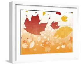 Leaves In Flight-Ruth Palmer-Framed Art Print