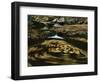 Leaves in whirlpool of Tye River near Blue Ridge Parkway, Appalachian Mountains, Virginia, USA-Charles Gurche-Framed Photographic Print