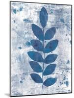 Leaves of Blue I-Courtney Prahl-Mounted Art Print