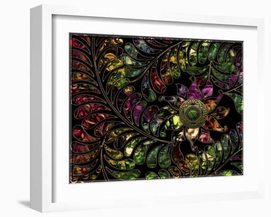 Leaves of Glass-Mindy Sommers-Framed Giclee Print