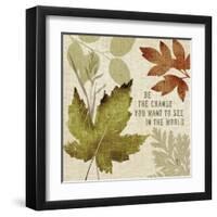 Leaves of Inspiration I-Sarah Mousseau-Framed Art Print