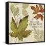 Leaves of Inspiration I-Sarah Mousseau-Framed Stretched Canvas