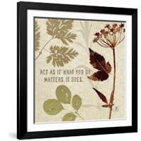 Leaves of Inspiration IV-Sarah Mousseau-Framed Art Print