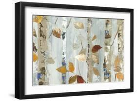 Leaves on Birch-Allison Pearce-Framed Art Print