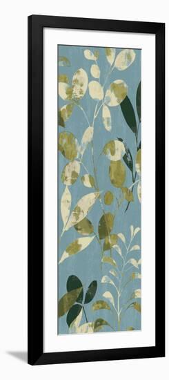 Leaves on Blue II-Wild Apple Portfolio-Framed Art Print