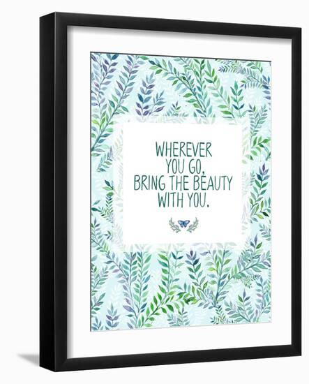 Leaves Pattern-Irina Trzaskos Studios-Framed Giclee Print