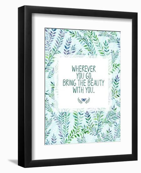 Leaves Pattern-Irina Trzaskos Studios-Framed Premium Giclee Print