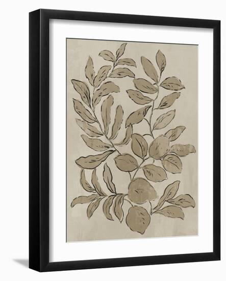 Leaves Sketches I-Asia Jensen-Framed Art Print