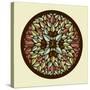 Leaves - Yoga Mandala-cienpies-Stretched Canvas