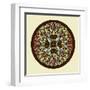 Leaves - Yoga Mandala-cienpies-Framed Art Print