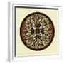 Leaves - Yoga Mandala-cienpies-Framed Premium Giclee Print