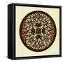 Leaves - Yoga Mandala-cienpies-Framed Stretched Canvas