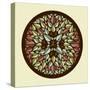 Leaves - Yoga Mandala-cienpies-Stretched Canvas