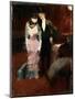 Leaving a Masquerade Ball at the Paris Opera, Late 19th or Early 20th Century-Jean Louis Forain-Mounted Giclee Print